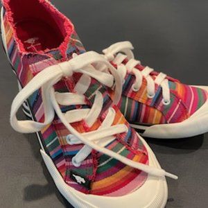 Rocket Dog Jazzin Eden Stripe Lace-Up Canvas Sneaker